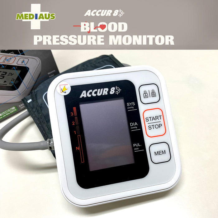 MEDIAUS ACCUR 8 Blood Pressure Monitor (Arm) Upper Arm Automatic 2 People