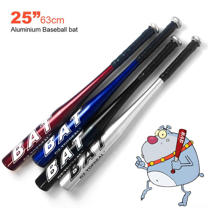 Blue 25"/63CM & 32"/81CM  Aluminium Baseball Bat Racket Softball Outdoor Sports Family Safety Exercise Sports Training