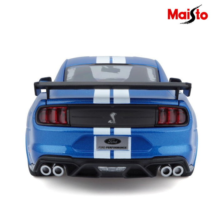 Maisto Mustang 2020 Ford Shelby GT500 1:18 Simulation Model Car White Blue Green