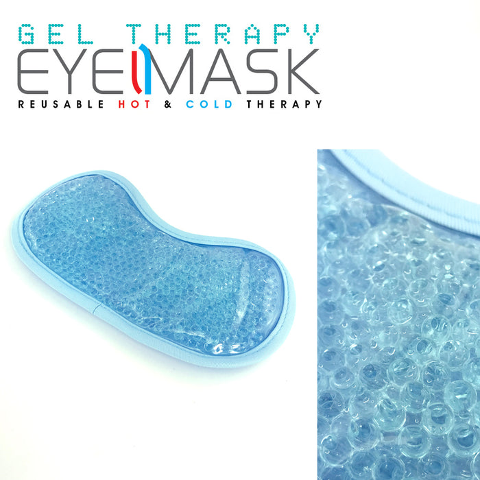 For Hot Cold Therapy & Pain Cooling Reusable Eye Mask With Gel Beads