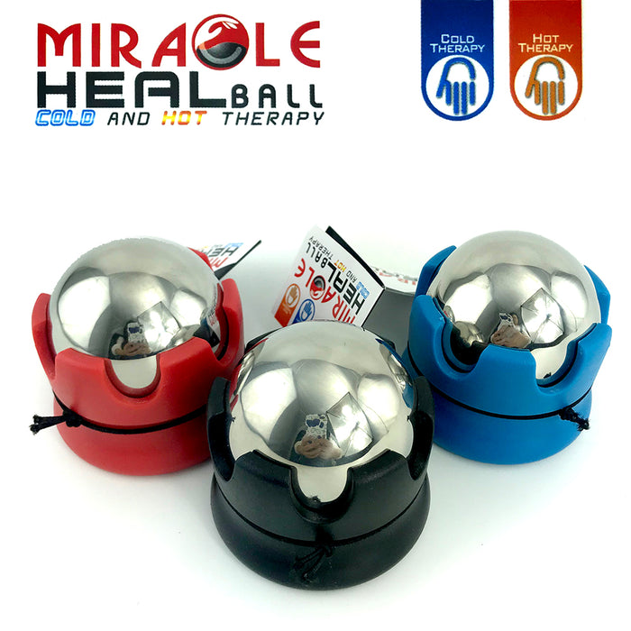 Hot & Cold Roller Massage Ball Pain Fitness Cryosphere Ice Relieve Relief Muscle