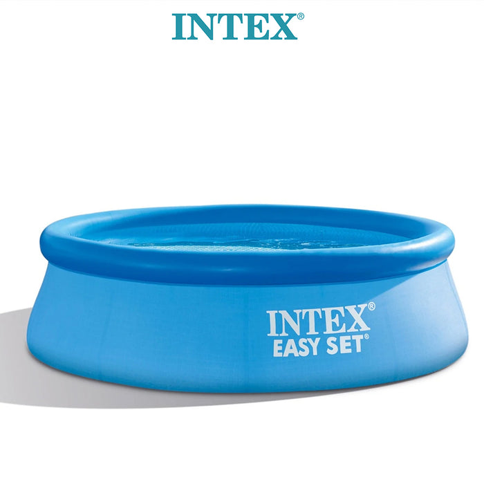 INTEX 8ft Fast Set Inflatable Swimming Pool With Filter Pump Portable