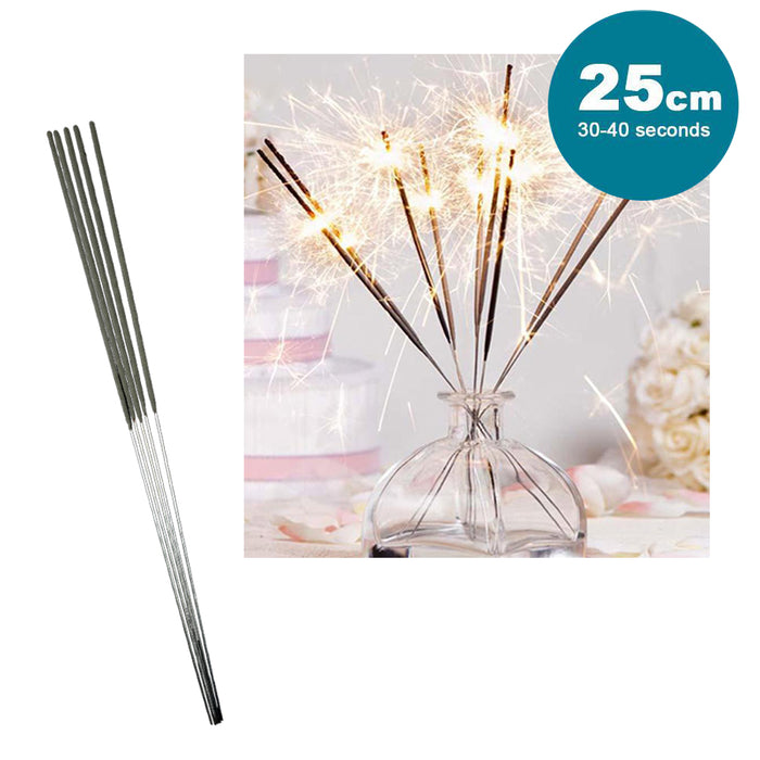 25cm Sparklers Party Sparkler For Birthdays Party Parties Wedding Low Smoke Gold Sparklers
