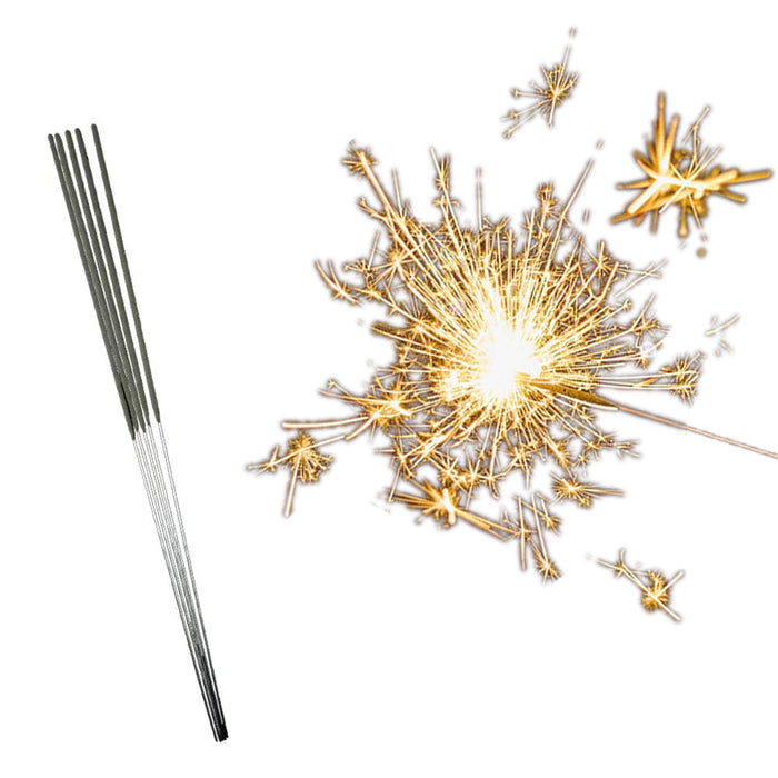 Sparklers Party Sparkler For Birthdays Party Parties Wedding 25 / 42 / 70 / 90CM Low Smoke Gold Sparklers