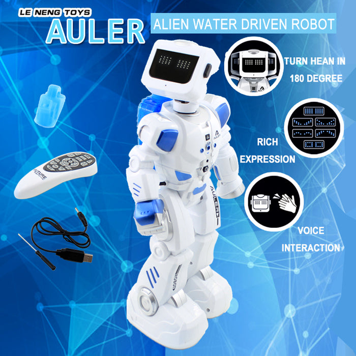 Alien Water Driven Robot Sound RC INTERACTION VOICE Control Kids Toy