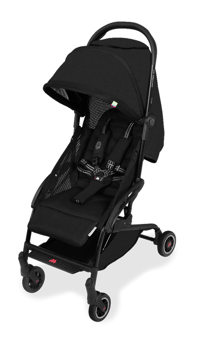 Maclaren Atom Style Set Travel System Foldable Stroller Pram Set For Baby/Infant Newborn- Black